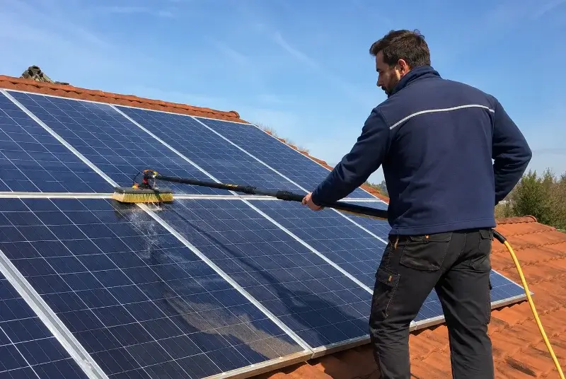 Nettoyage et entretien de panneaux solaires à Lamonzie-Montastruc
